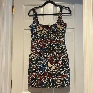 Anthropologie Black Bodycon Dress Sleeveless Scoop Neck